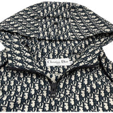 クリスチャン・ディオール Christian Dior オブリーク総柄アノラックジャケット アイボリー ポリステル メンズ パーカー