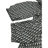 クリスチャン・ディオール Christian Dior オブリーク総柄アノラックジャケット アイボリー ポリステル メンズ パーカー