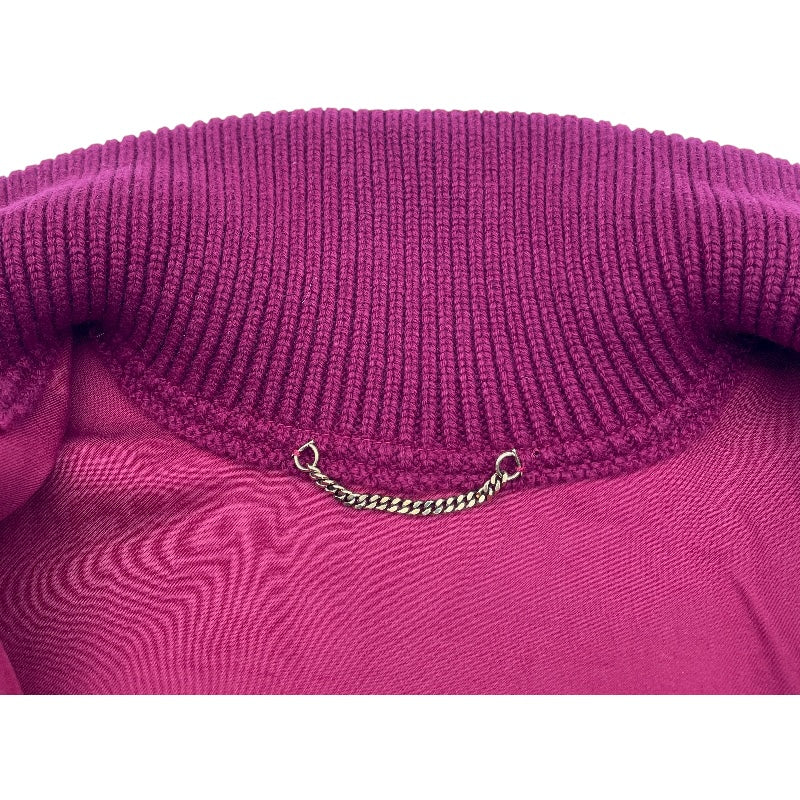 サルヴァトーレ・フェラガモ Salvatore Ferragamo ベルト付ケープコート レッド コットン レディース ポンチョ