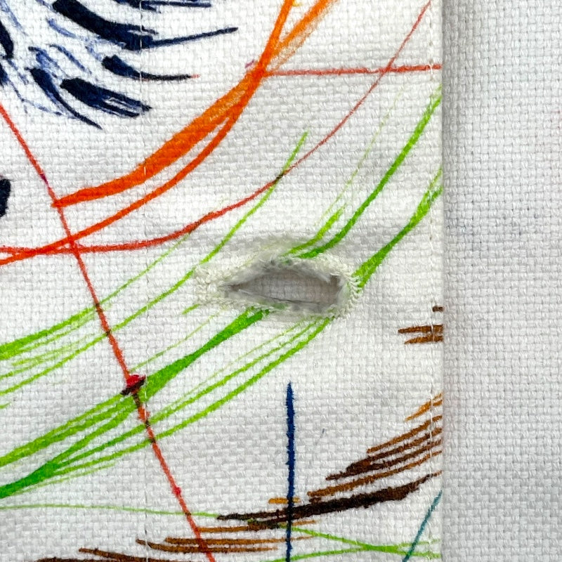 エルメス HERMES シュヴァロスコープデニムジャケット 3E0233D5 ホワイト 綿 レディース デニムジャケット