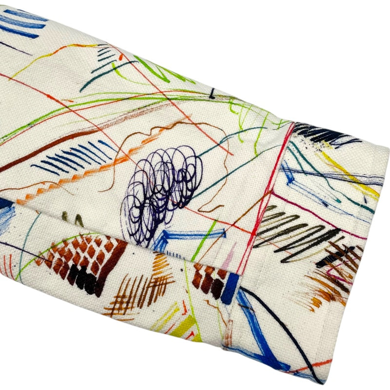 エルメス HERMES シュヴァロスコープデニムジャケット 3E0233D5 ホワイト 綿 レディース デニムジャケット