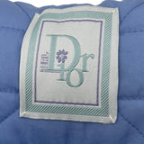 クリスチャン・ディオール Christian Dior カナージュテクニカルキャンバスダウンジャケット 313C418A5704 ブルー ナイロン メンズ ダウンジャケット