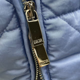 クリスチャン・ディオール Christian Dior カナージュテクニカルキャンバスダウンジャケット 313C418A5704 ブルー ナイロン メンズ ダウンジャケット