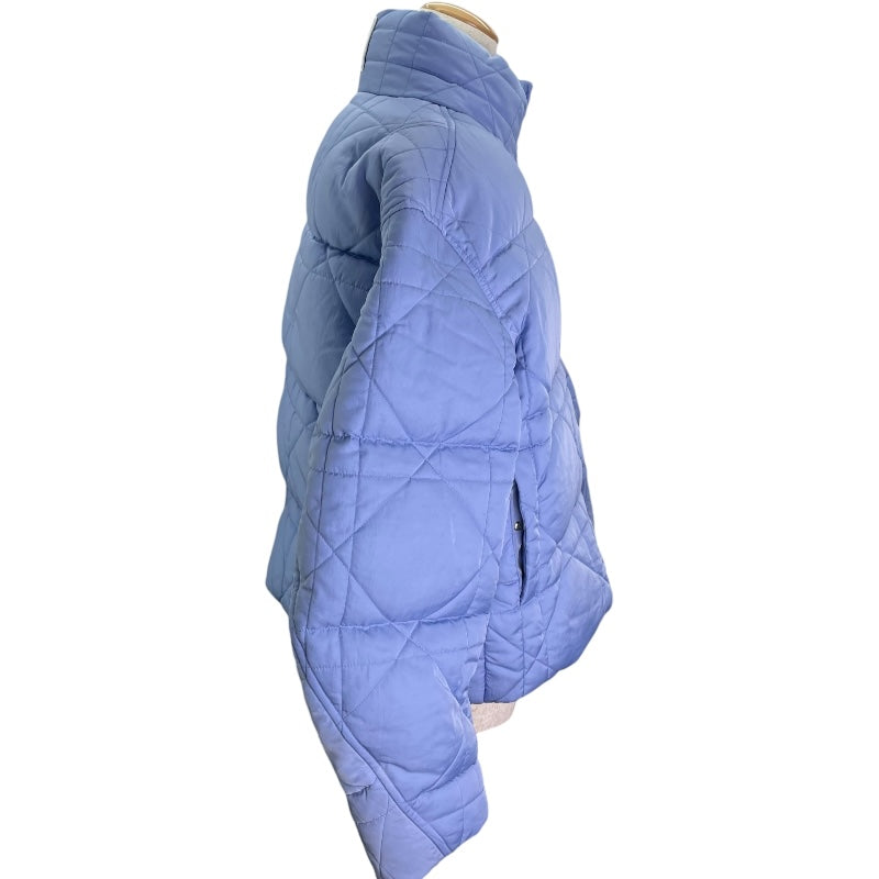 クリスチャン・ディオール Christian Dior カナージュテクニカルキャンバスダウンジャケット 313C418A5704 ブルー ナイロン メンズ ダウンジャケット