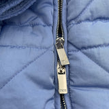 クリスチャン・ディオール Christian Dior カナージュテクニカルキャンバスダウンジャケット 313C418A5704 ブルー ナイロン メンズ ダウンジャケット