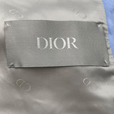 クリスチャン・ディオール Christian Dior カナージュテクニカルキャンバスダウンジャケット 313C418A5704 ブルー ナイロン メンズ ダウンジャケット