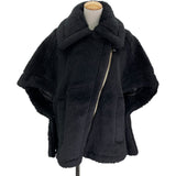 マックスマーラ Max Mara テディベアケープ 23473613336 ブラック アルパカ レディース その他アウター