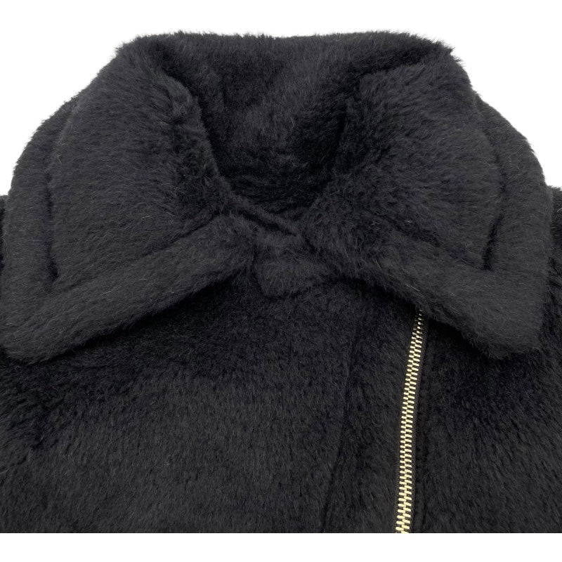 マックスマーラ Max Mara テディベアケープ 23473613336 ブラック アルパカ レディース その他アウター