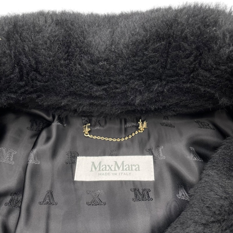 マックスマーラ Max Mara テディベアケープ 23473613336 ブラック アルパカ レディース その他アウター