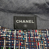 シャネル CHANEL ツイードコート P55972 ネイビー コットン レディース その他アウター