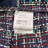 シャネル CHANEL ツイードコート P55972 ネイビー コットン レディース その他アウター