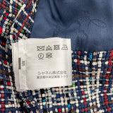 シャネル CHANEL ツイードコート P55972 ネイビー コットン レディース その他アウター