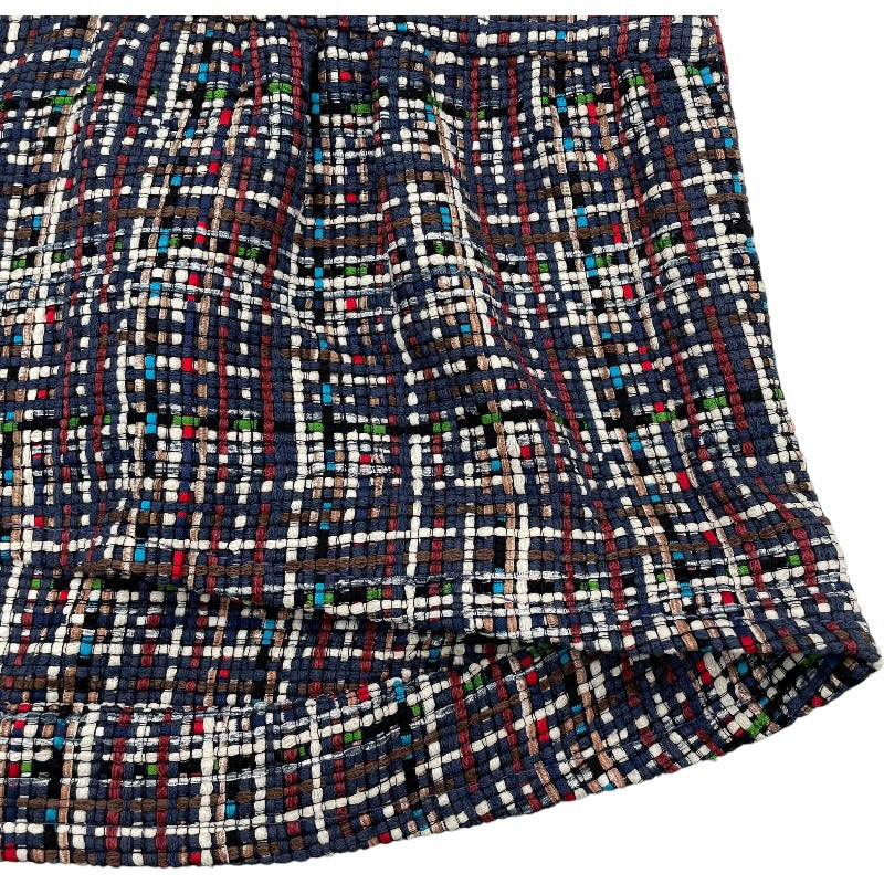 シャネル CHANEL ツイードコート P55972 ネイビー コットン レディース その他アウター