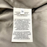 エルメス HERMES レザーロングコート 2H1121D4 ブラウン 羊革 レディース ステンカラーコート