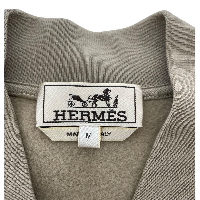 エルメス HERMES ジュ・ダドレス テディブルゾン ベージュ コットン メンズ ブルゾン