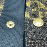 ルイ・ヴィトン LOUIS VUITTON モノグラム総柄タートルネックニットセーター FMKL03 ブラウン ウール レディース セーター