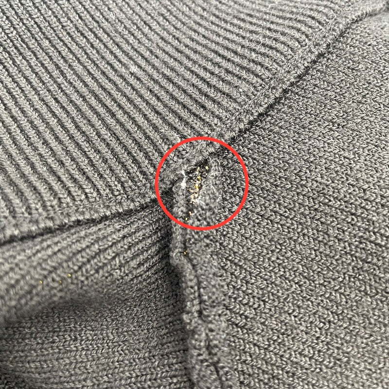 ルイ・ヴィトン LOUIS VUITTON モノグラム総柄タートルネックニットセーター FMKL03 ブラウン ウール レディース セーター