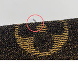 ルイ・ヴィトン LOUIS VUITTON モノグラム総柄タートルネックニットセーター FMKL03 ブラウン ウール レディース セーター