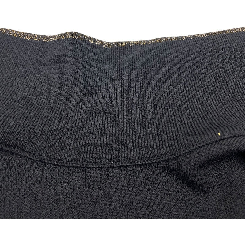 ルイ・ヴィトン LOUIS VUITTON モノグラム総柄タートルネックニットセーター FMKL03 ブラウン ウール レディース セーター