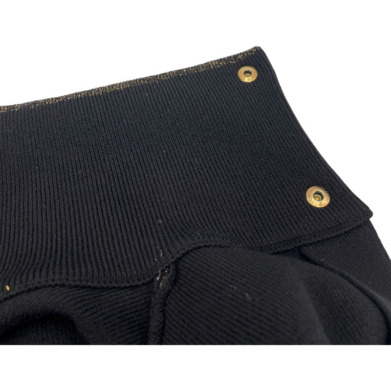 ルイ・ヴィトン LOUIS VUITTON モノグラム総柄タートルネックニットセーター FMKL03 ブラウン ウール レディース セーター