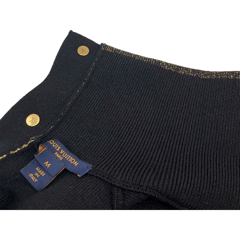 ルイ・ヴィトン LOUIS VUITTON モノグラム総柄タートルネックニットセーター FMKL03 ブラウン ウール レディース セーター