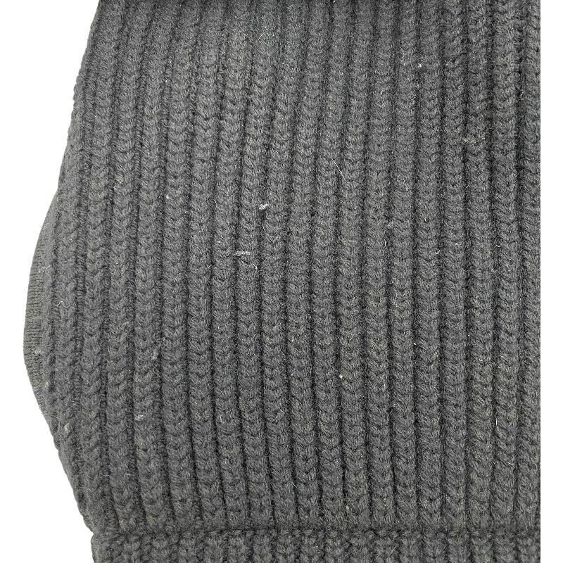 ルイ・ヴィトン LOUIS VUITTON レオパードカラーニットカーディガン FFKC99HWW ブラック ウール レディース カーディガン