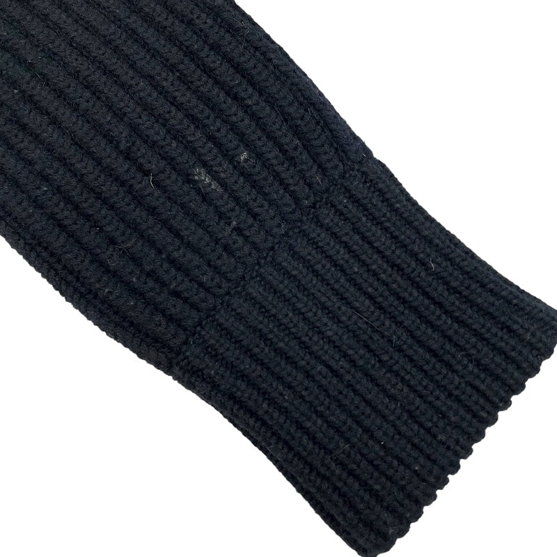 ルイ・ヴィトン LOUIS VUITTON レオパードカラーニットカーディガン FFKC99HWW ブラック ウール レディース カーディガン