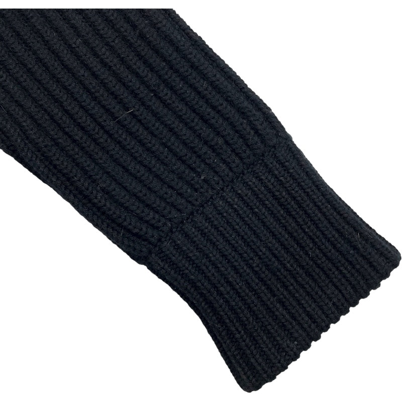 ルイ・ヴィトン LOUIS VUITTON レオパードカラーニットカーディガン FFKC99HWW ブラック ウール レディース カーディガン