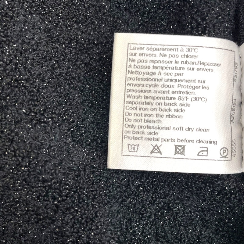 シャネル CHANEL カメリア総柄ラップスカート P59375 ブラック コットン レディース ロングスカート