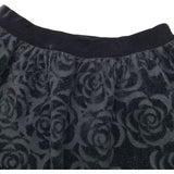 シャネル CHANEL カメリア総柄ラップスカート P59375 ブラック コットン レディース ロングスカート