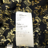 セリーヌ CELINE トリオンフ総柄プリーツスカート 2J075805F ブラック 絹 レディース ロングスカート