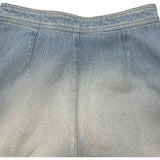 シャネル CHANEL ココマークボタンウォッシュドデニムパンツ P76228 ブルー コットン レディース デニムパンツ