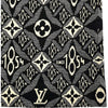 ルイ・ヴィトン LOUIS VUITTON モノグラムジャガードニットスカート FKKZ99 ブラック ウール レディース スカート