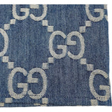 グッチ GUCCI ジャンボGG総柄デニムハーフパンツ 674338 ネイビー コットン メンズ デニムパンツ