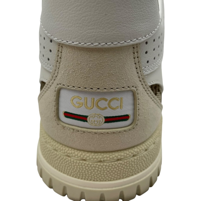 グッチ GUCCI リュエブ GGキャンバススニーカー 787476 ベージュ キャンバス メンズ スニーカー