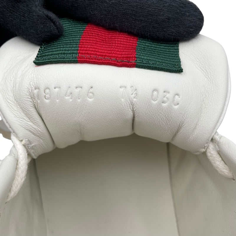 グッチ GUCCI リュエブ GGキャンバススニーカー 787476 ベージュ キャンバス メンズ スニーカー