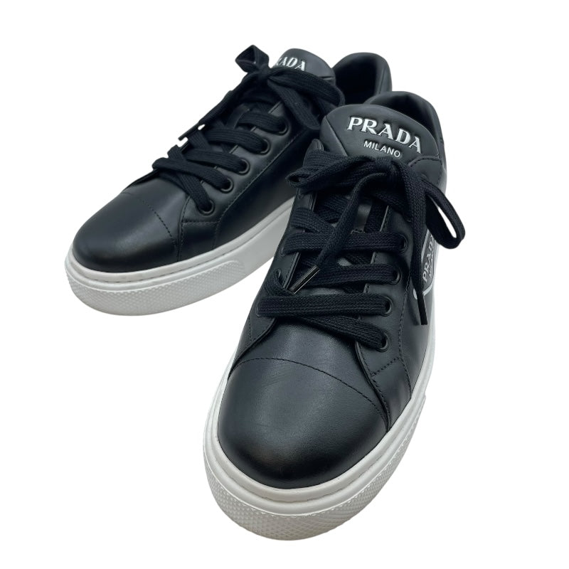 プラダ PRADA トライアングルロゴローカットスニーカー 1E868 ブラック レディース スニーカー