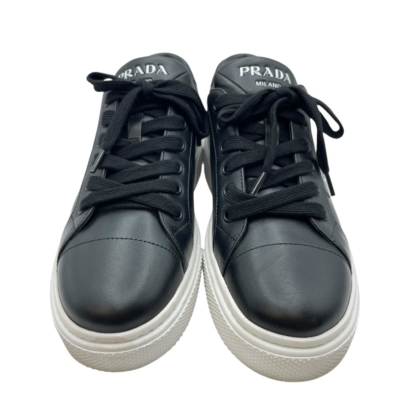 プラダ PRADA トライアングルロゴローカットスニーカー 1E868 ブラック レディース スニーカー