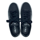 プラダ PRADA トライアングルロゴローカットスニーカー 1E868 ブラック レディース スニーカー