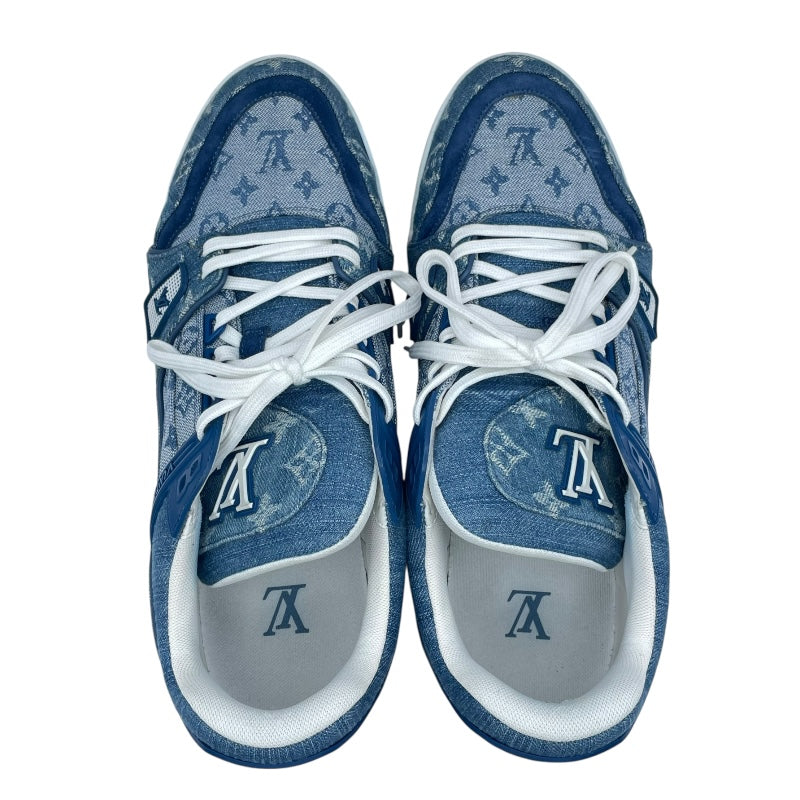ルイ・ヴィトン LOUIS VUITTON トレーナーライン モノグラムデニムスニーカー MS0221 デニム メンズ スニーカー