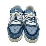 ルイ・ヴィトン LOUIS VUITTON トレーナーライン モノグラムデニムスニーカー MS0221 デニム メンズ スニーカー