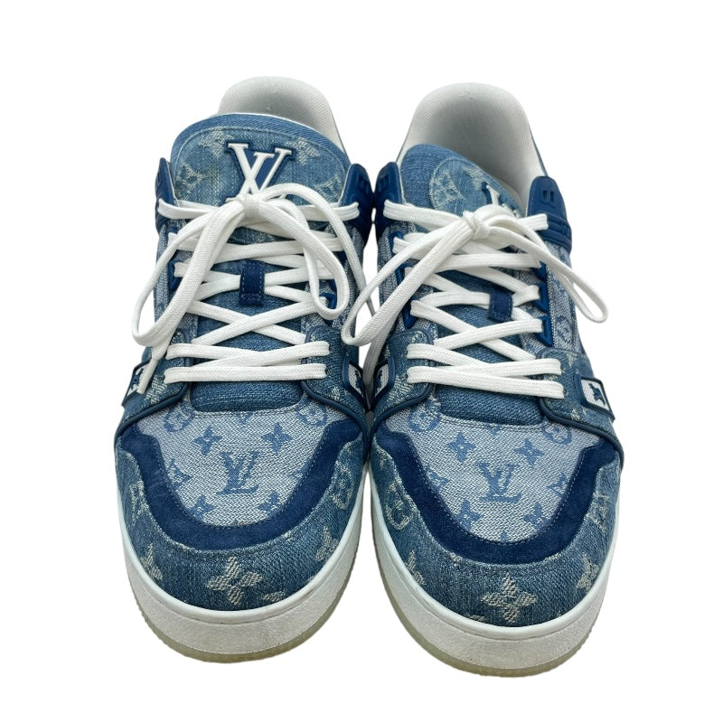 ルイ・ヴィトン LOUIS VUITTON トレーナーライン モノグラムデニムスニーカー MS0221 デニム メンズ スニーカー