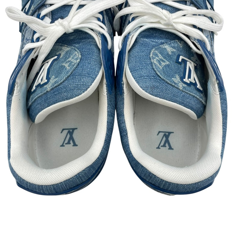 ルイ・ヴィトン LOUIS VUITTON トレーナーライン モノグラムデニムスニーカー MS0221 デニム メンズ スニーカー