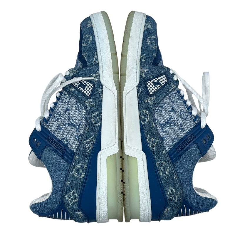 ルイ・ヴィトン LOUIS VUITTON トレーナーライン モノグラムデニムスニーカー MS0221 デニム メンズ スニーカー