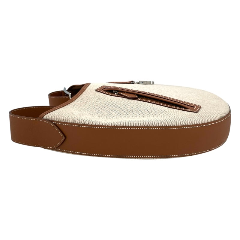 エルメス HERMES アルソン B刻 ゴールド SV金具 トワル・スイフト レディース ショルダーバッグ