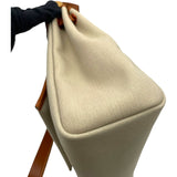 エルメス HERMES エールバッグジップPM B刻 ベージュ GD金具 トワル/ヴァッシュハンター レディース ハンドバッグ