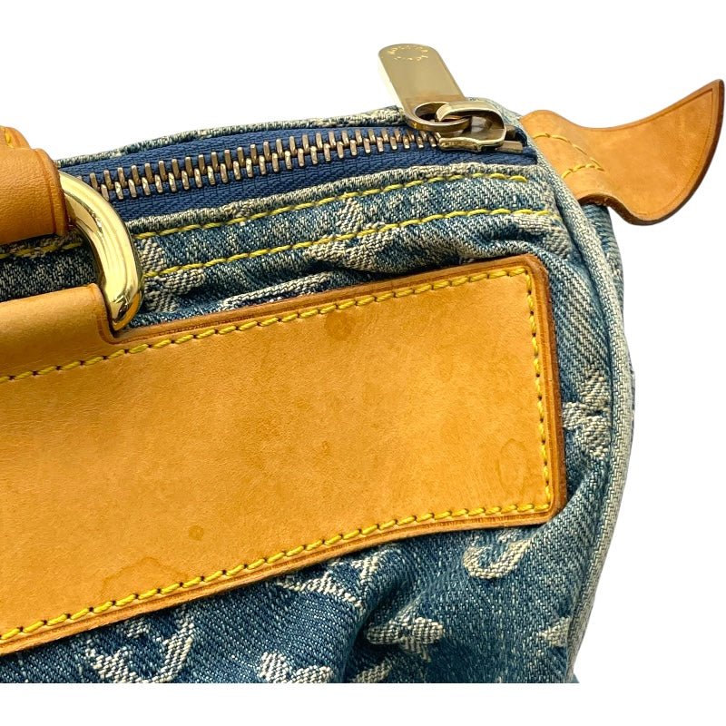 ルイ・ヴィトン LOUIS VUITTON ネオスピーディー M95019 ブルー モノグラムデニム レディース ボストンバッグ