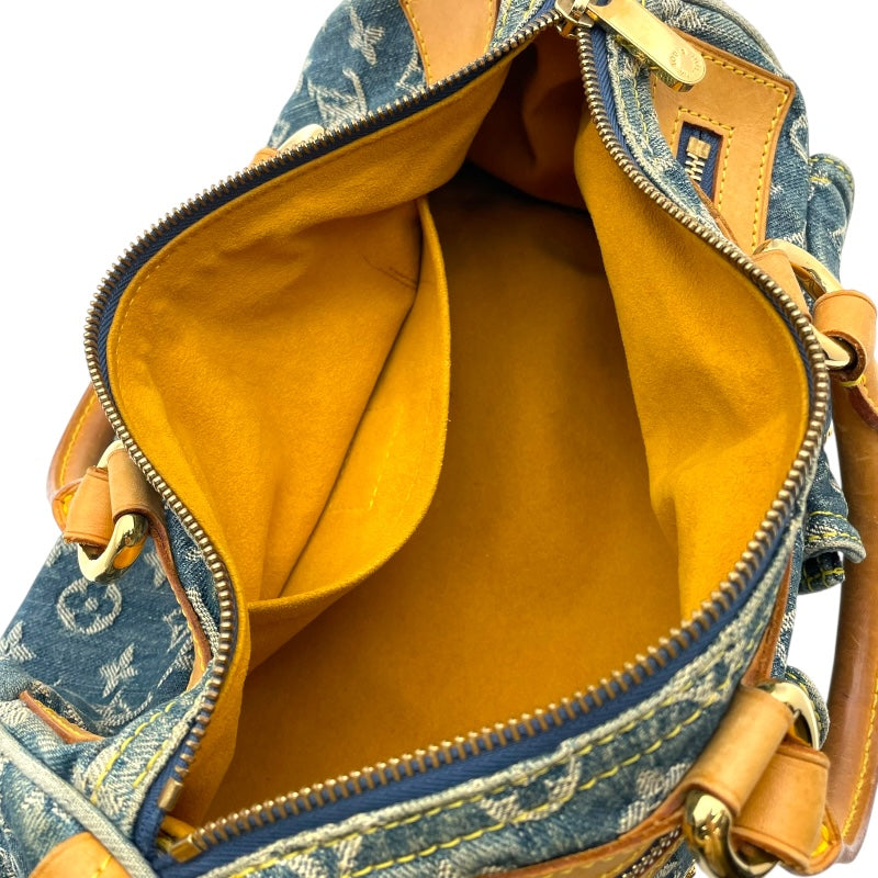 ルイ・ヴィトン LOUIS VUITTON ネオスピーディー M95019 ブルー モノグラムデニム レディース ボストンバッグ