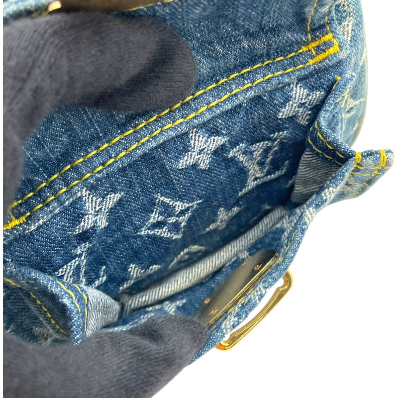 ルイ・ヴィトン LOUIS VUITTON ネオスピーディー M95019 ブルー モノグラムデニム レディース ボストンバッグ