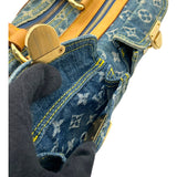 ルイ・ヴィトン LOUIS VUITTON ネオスピーディー M95019 ブルー モノグラムデニム レディース ボストンバッグ